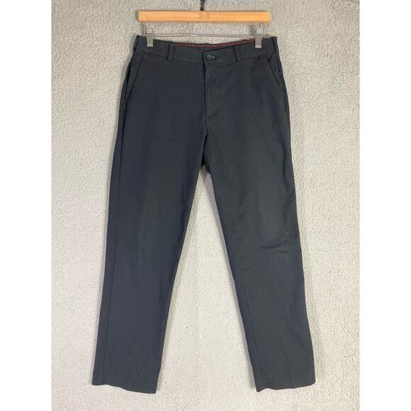 IZOD Men's Black‎ Straight Leg Pants Size 30x30 Work Dress Business Casual - Picture 4 of 9